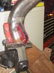 I'd tack on one section, test fit, and then cut the next section. 