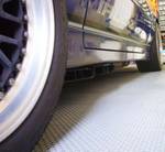 Plenty of ground clearance with the ovalized pipe.