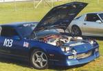 Radiator shroud visibe, with NACA ducts for brake cooling